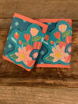 Wallet Turquoise Flower