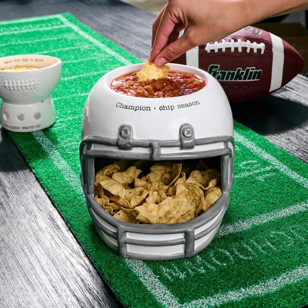 Football Helmet Chip N Dip