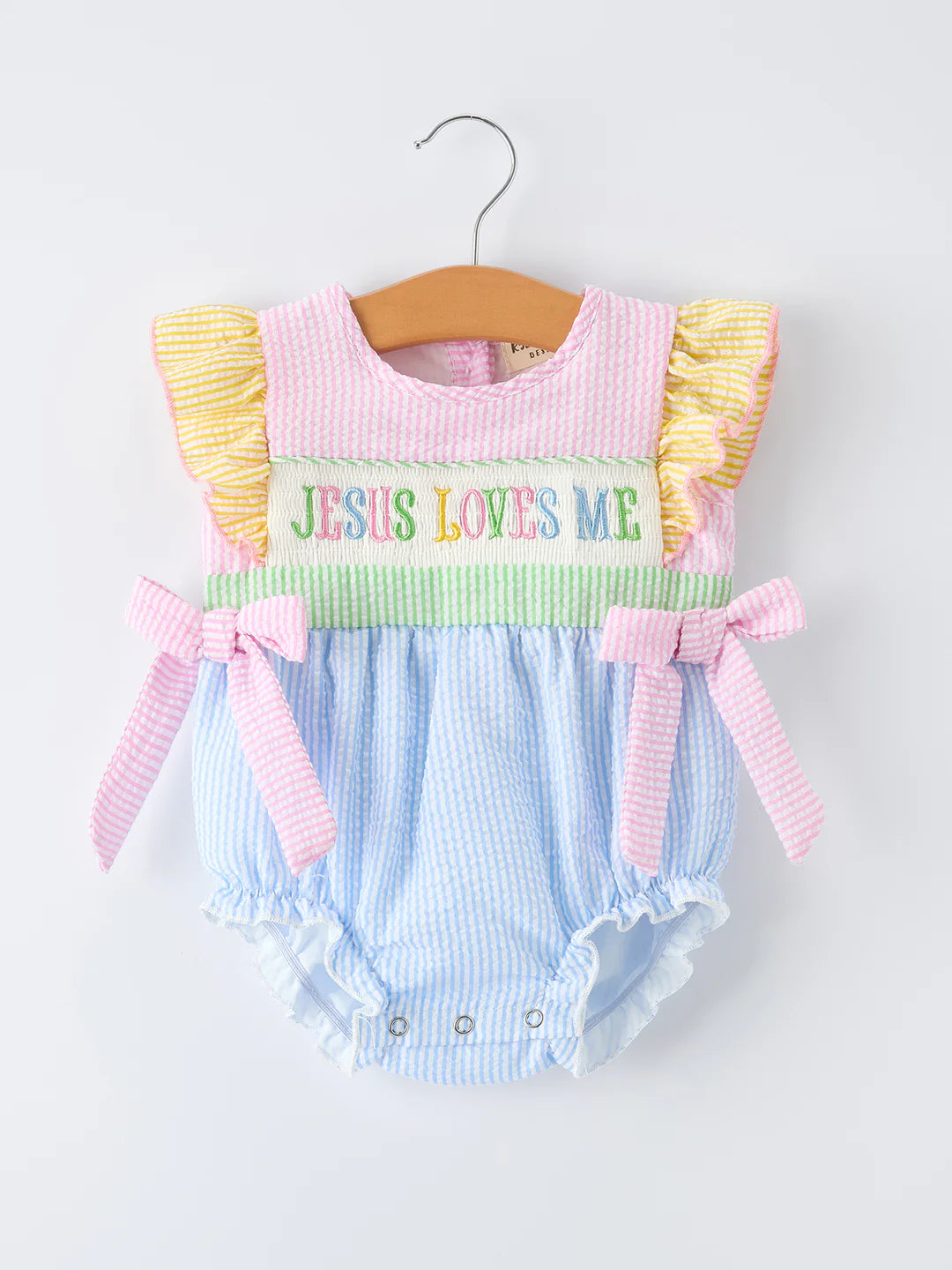 Jesus Loves Me Girl Romper
