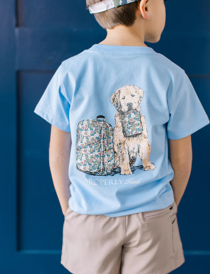 Boys Study Buddy Light Blue Tee
