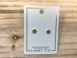 Linny Co Alli Neon Green Earrings