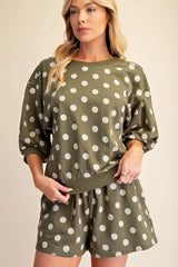 Tracey Polka Dot Short