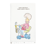 Scooter Glitter Birthday Towel
