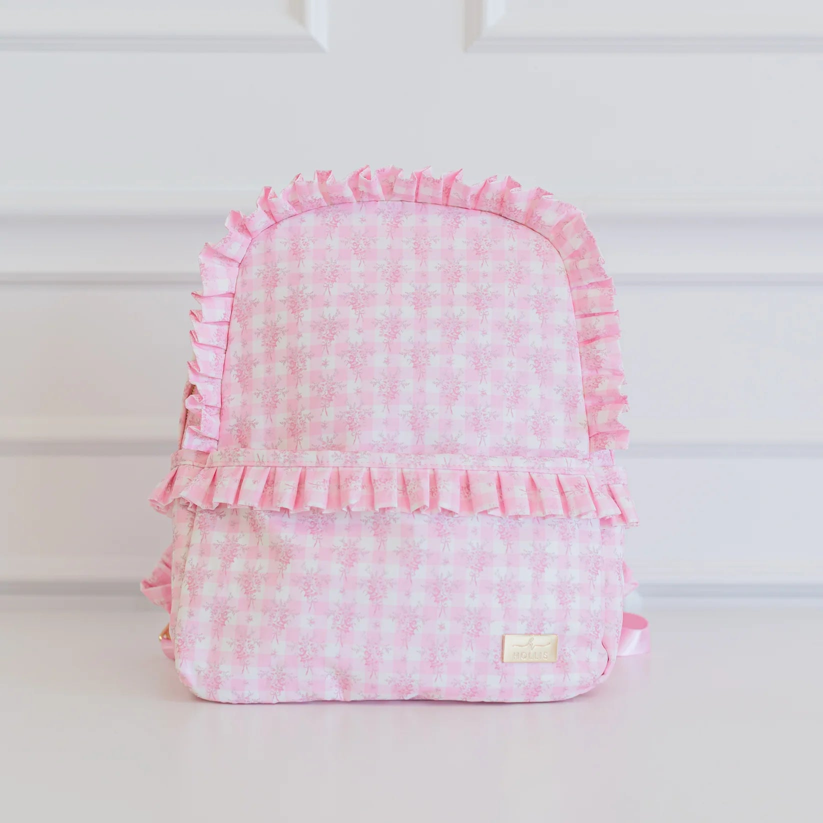 Ruffled Nylon Backpack