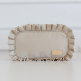 Ruffled Nylon Medium Pouch