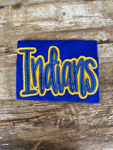 Indians Double Stacked Embroidered tee