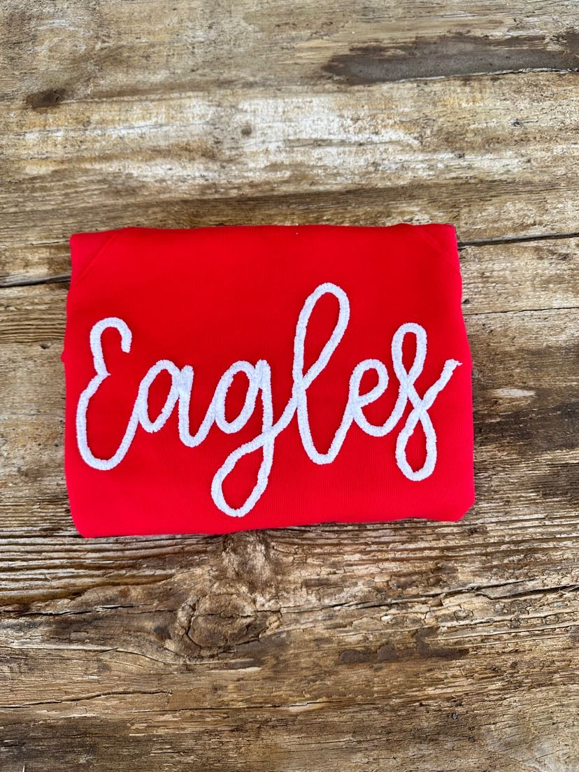 Wholesale Red Eagles Crewneck Sweatshirt