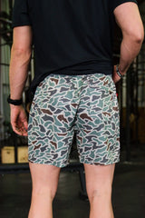 Athletic short - retro Duck camo - gray liner