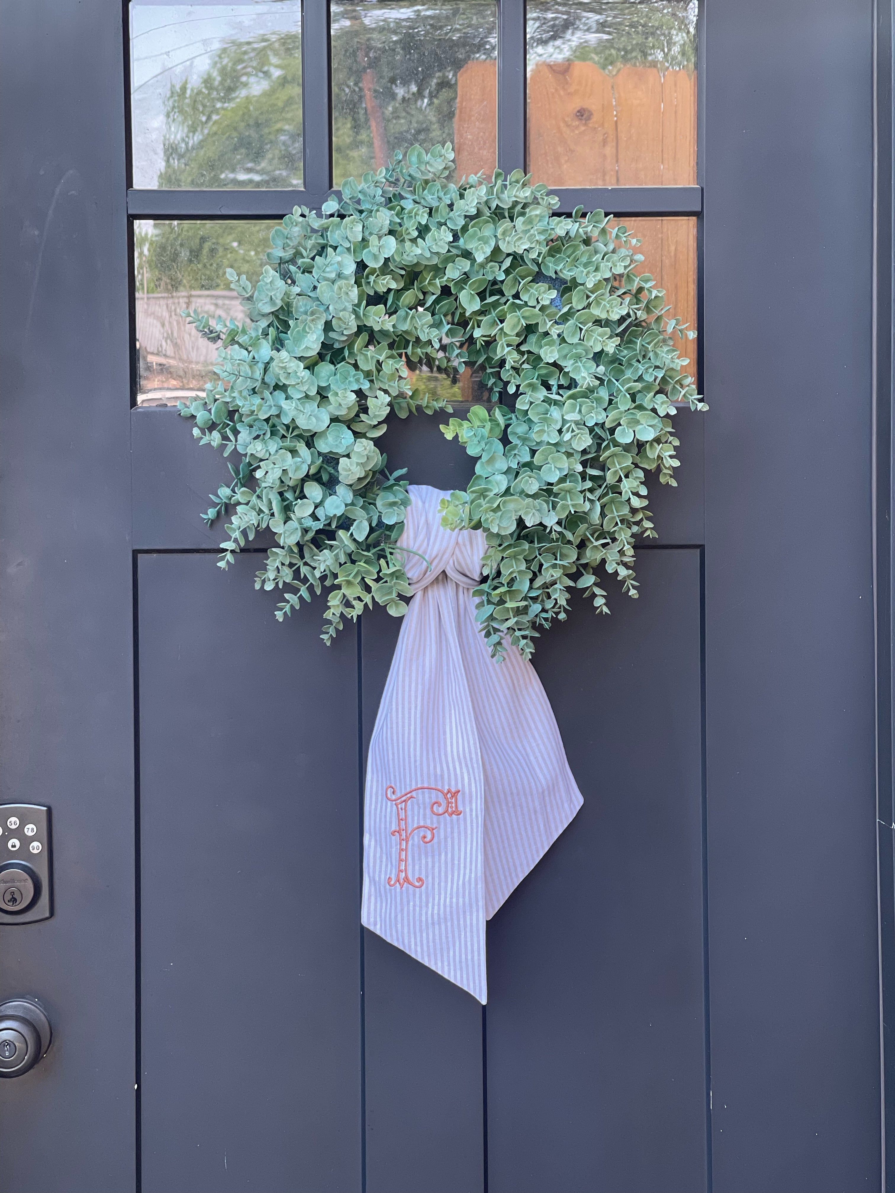 Custom Wreath Sash