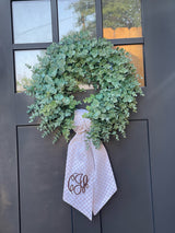 Custom Wreath Sash