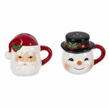 Santa and Snowman S&P shakers 2 pcs set