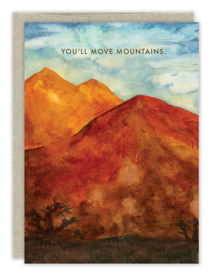 You'll Move Mountains Card