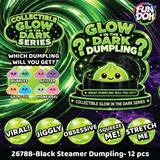 Fun Doh Glow In The Dark Mystery Dumpling Black Baskets