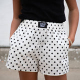 Lila Polka Dot Shorts