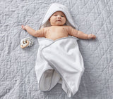Hooded Terry Cloth Towel Bath Set - Gingham