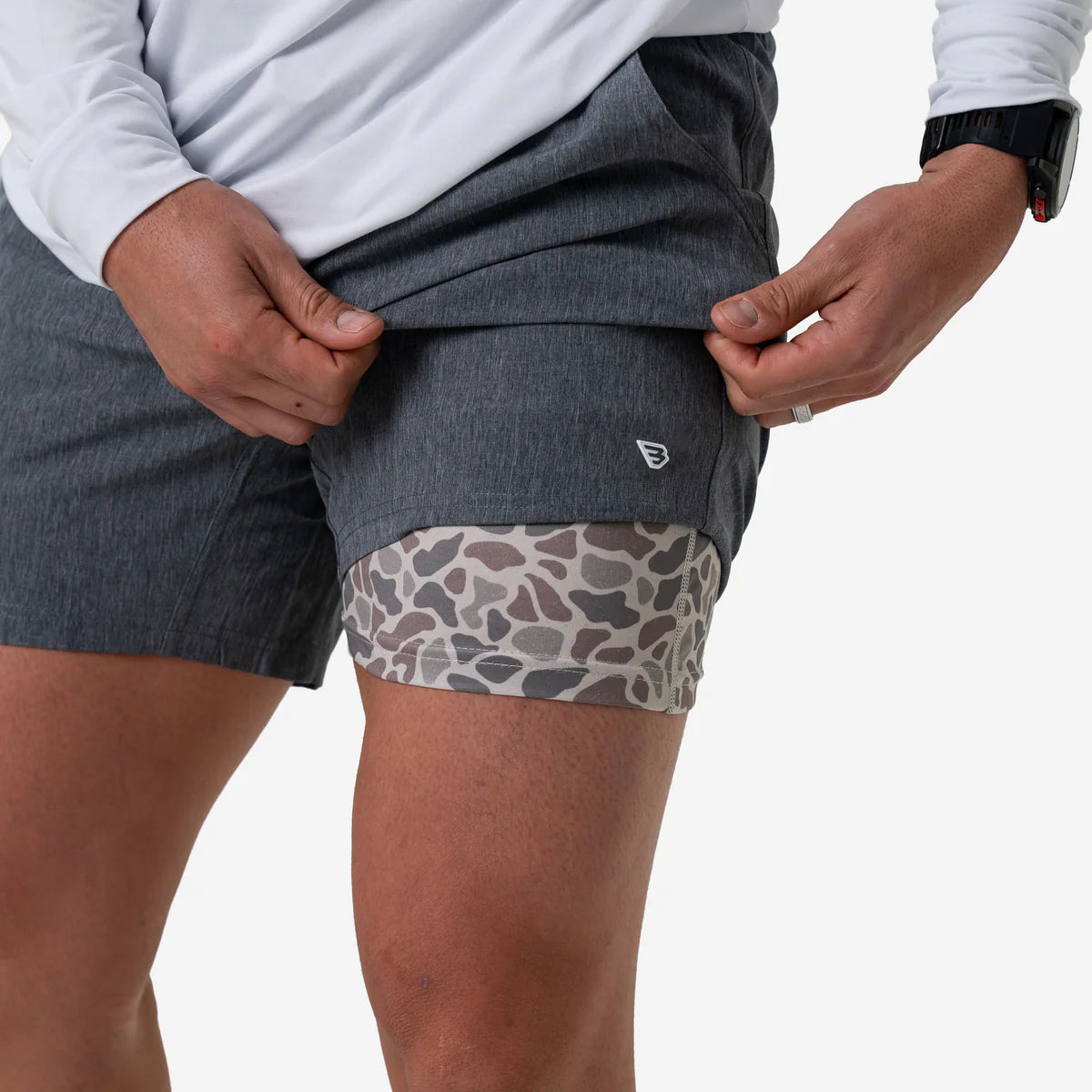 Athletic Shorts Grizzly Grey CDC Lining