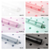Waterproof Flower Wrapping Paper 24"x24" Dots Design