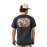 Short Sleeve Ducks Flying In Tee Heather Black
