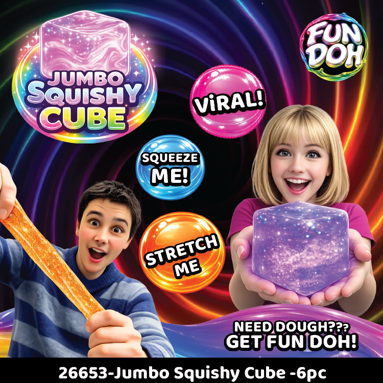 Fun Doh JUMBO Squishy Cube |