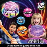 Fun Doh JUMBO Squishy Cube |