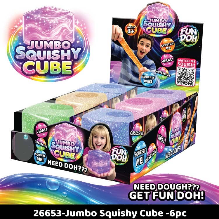 Fun Doh JUMBO Squishy Cube |