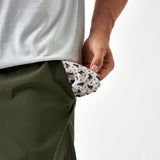 Everyday Shorts Mallard Green Ducks and Dogs Pocket