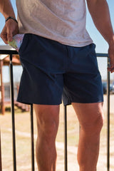 Everyday Short- Deep Water Navy - Mayan Pocket