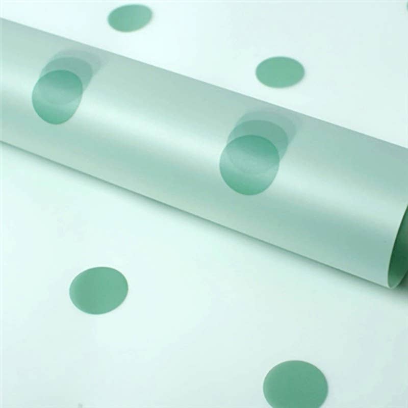 Waterproof Flower Wrapping Paper 24"x24" Dots Design