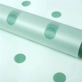 Waterproof Flower Wrapping Paper 24"x24" Dots Design