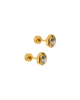 Linny Co Addison Clear Gold Earrings