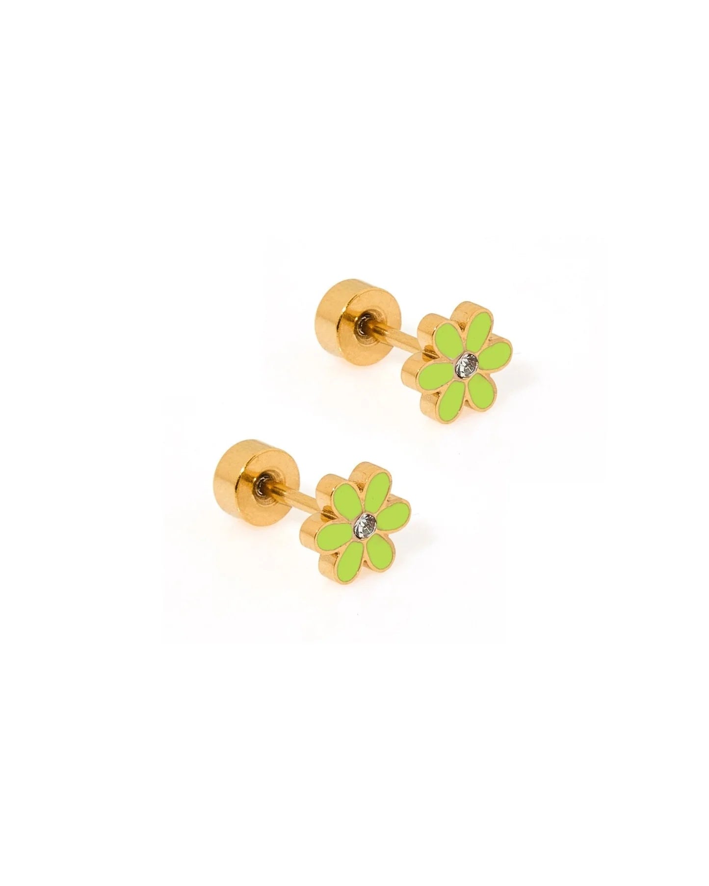 Linny Co Alli Neon Green Earrings