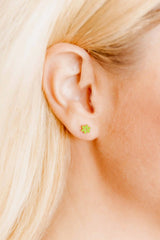 Linny Co Alli Neon Green Earrings