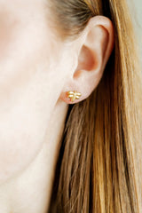 Linny Co Screwback Bumble Bee Earring