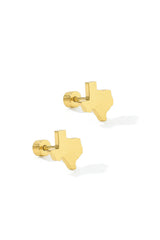 Linny Co Gold Big Texas Earrings