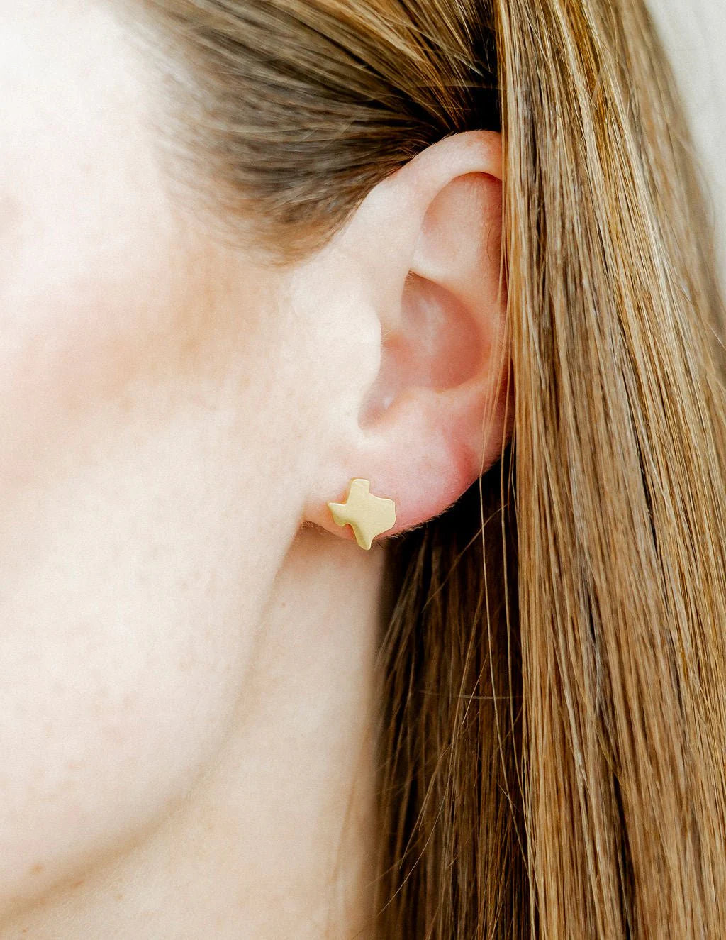 Linny Co Gold Big Texas Earrings
