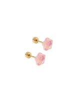 Linny Co Candy Star Bubblegum Earrings