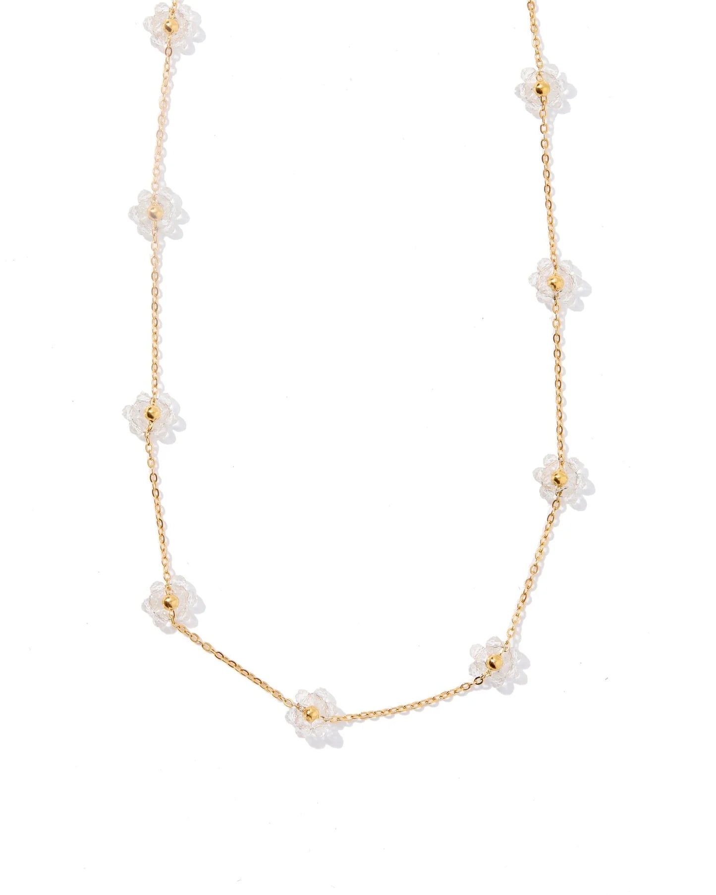 Linny Co Gracie Clear Necklace