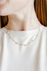 Linny Co Gracie Clear Necklace