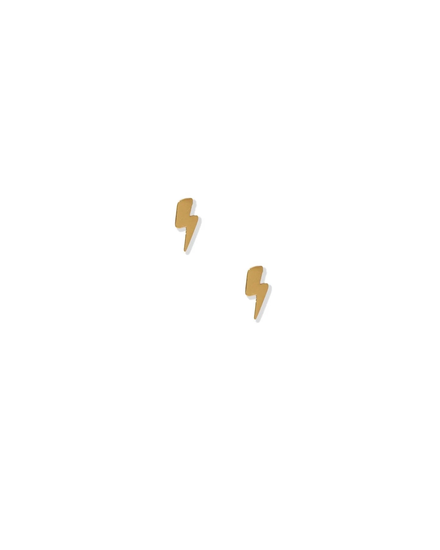 Linny Co Micro Lightening Bolt Earrings