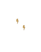 Linny Co Micro Lightening Bolt Earrings