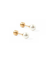 Linny Co Payton Pearl 5mm Earrings