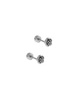 Linny Co Rose Silver Earrings
