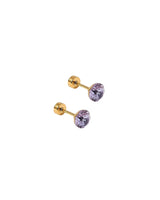 Linny Co Zuri Lilac Earrings