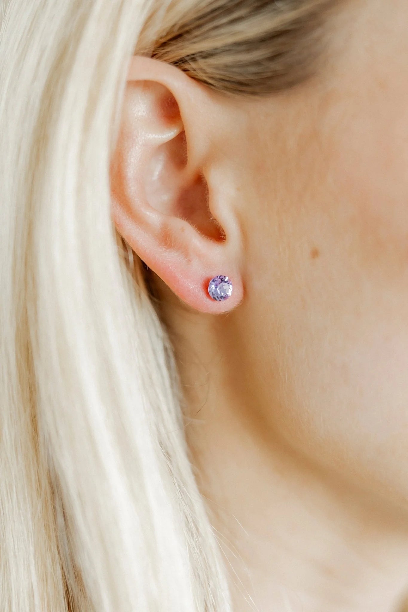 Linny Co Zuri Lilac Earrings