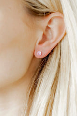 Linny Co Zuri Pastel Pink Earrings