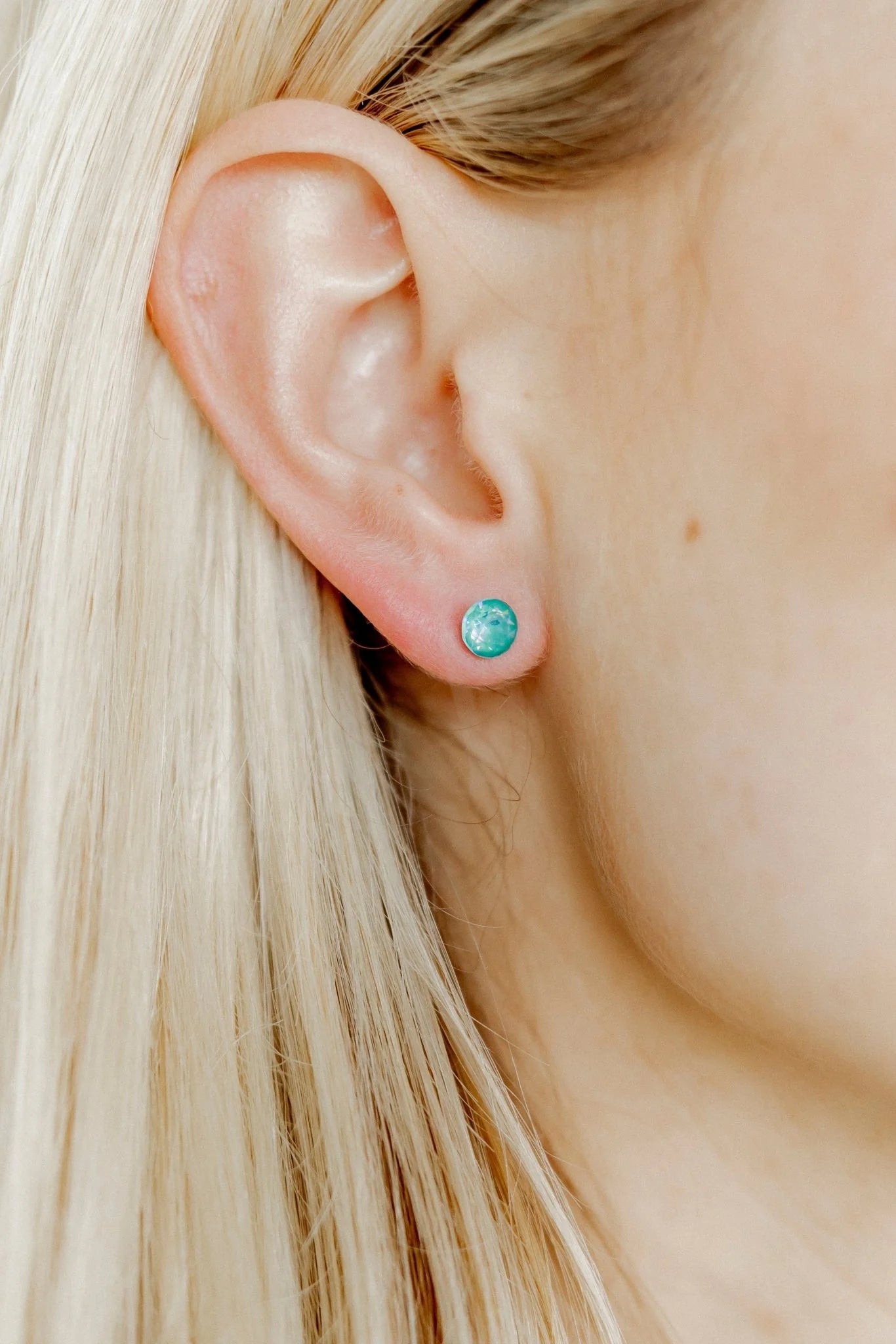 Linny Co Zuri Teal Earrings