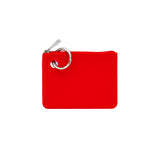 Red Silicone Mini Pouch