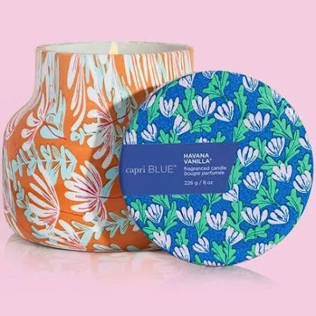 Havana Vanilla 8.5 oz Pattern Play Travel Tin Candle