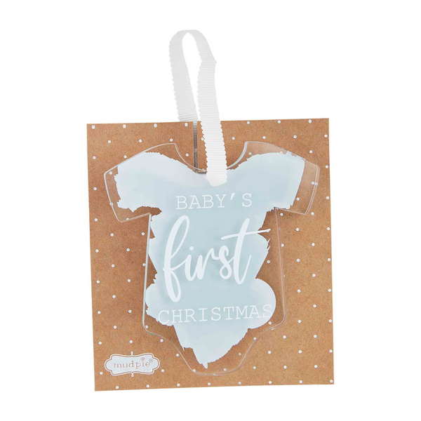 Mud Pie BLU Baby 1st Ornament