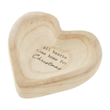 Heart Wooden Trinket Dish